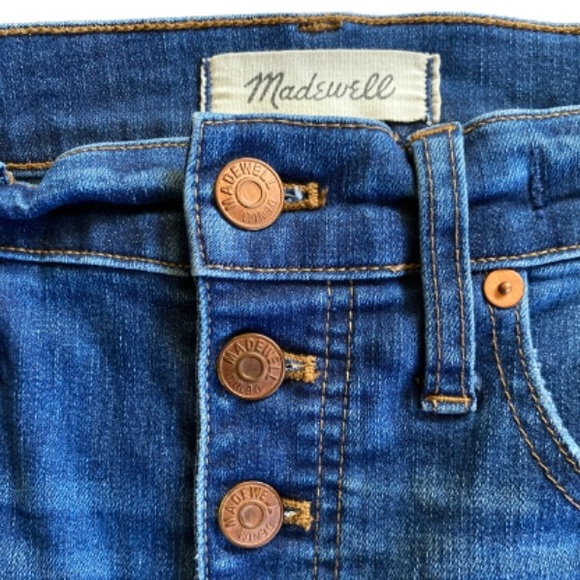 Madewell 10” High-Rise Skinny Button-Fly Jeans - 26 - Picture 3 of 9